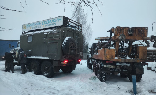 бурение скважин зимой